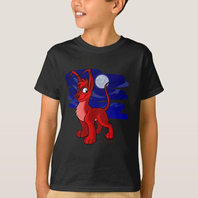Camiseta Gelert rojo orgulloso por claro de luna (Anverso)