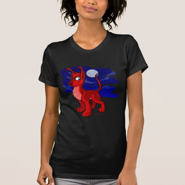 Camiseta Gelert rojo orgulloso por claro de luna (Anverso)