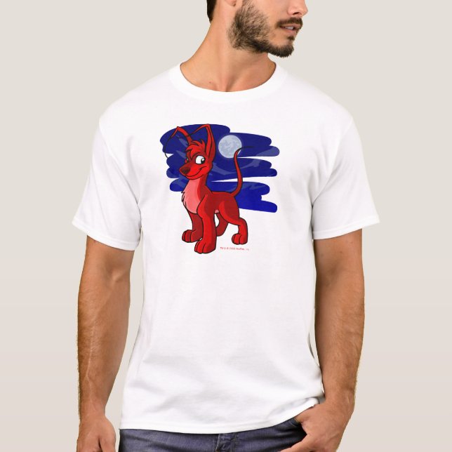Camiseta Gelert rojo orgulloso por claro de luna (Anverso)