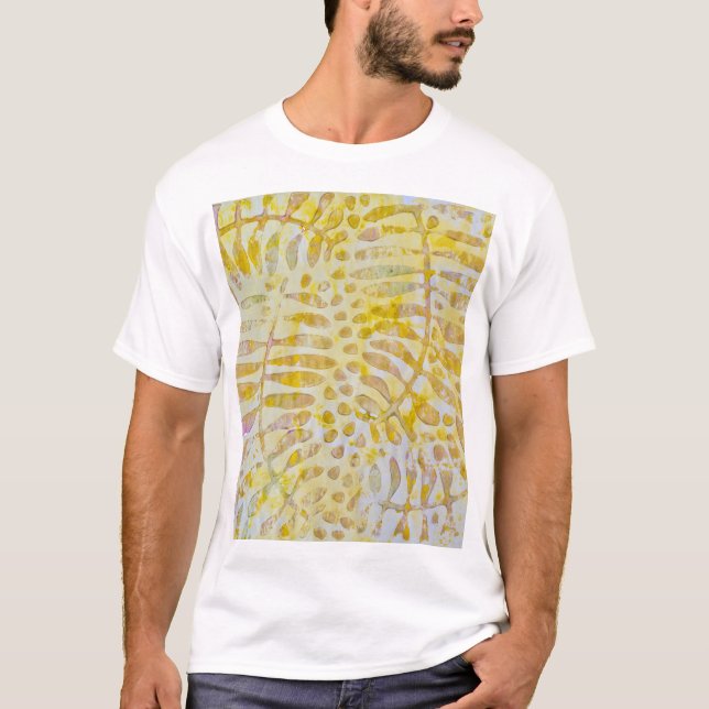 Camiseta Gelli Printed Golden Leaves (Anverso)