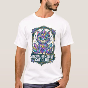 Camiseta Gema Cristalina Gato Regalo para Mamá Gato - G Cri