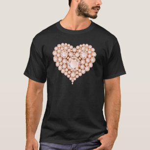 Camiseta Gemas del corazón de la piel