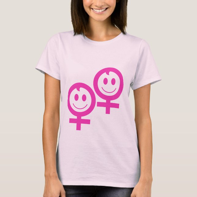 Camiseta gemela de los chicas (Anverso)