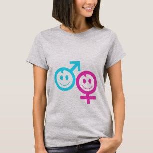 Camiseta gemela y chica