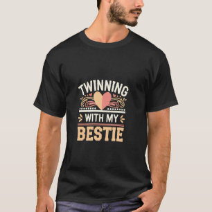 Camiseta Gemelas con mi mejor amiga coincidente mejor amiga