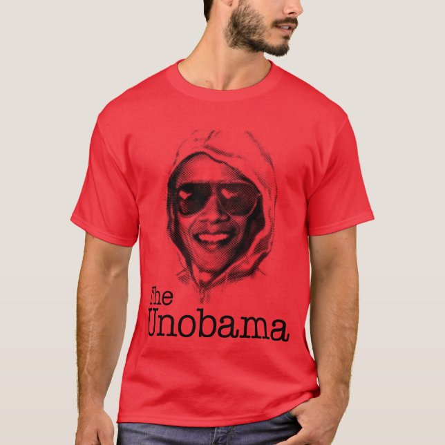 Camiseta Gemelo del mal de UnObama - de Obama Unabomber (Anverso)