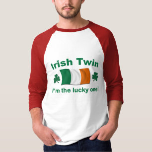 Camiseta Gemelo irlandés afortunado