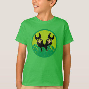 Camiseta Gemelos de alpaca y llama