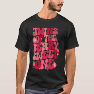 Camiseta Gemelos De Berry Sweet One Strawberry First Birt