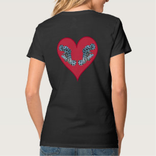 Camiseta Gemelos de Grouper en un Corazón Rojo - Ilustració