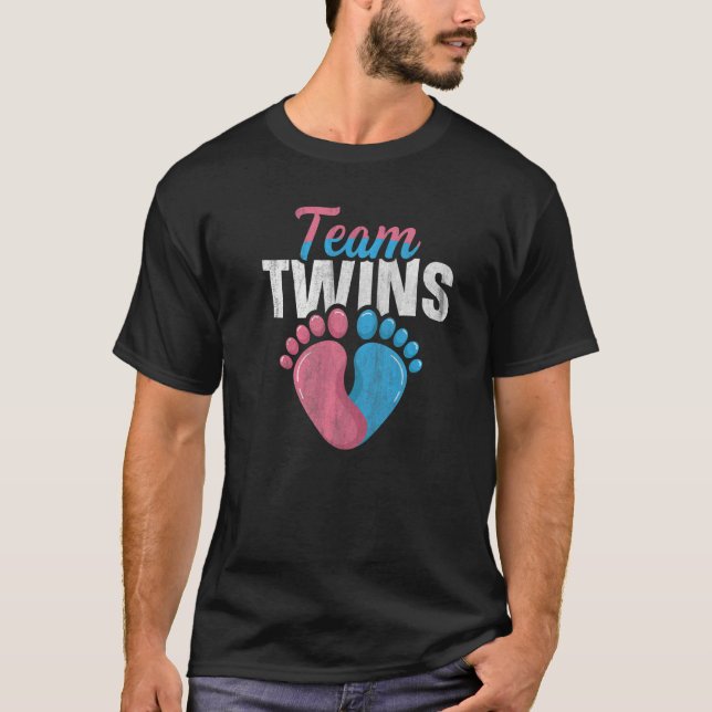 Camiseta Gemelos del equipo citan a una madre gemela y a un (Anverso)