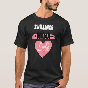 Camiseta Gemelos gemelos Mamá Mamá gemela Embarazada Amor a