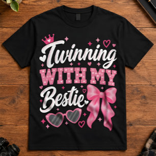Camiseta Gemelos idénticos con mi amigo estilo a juego