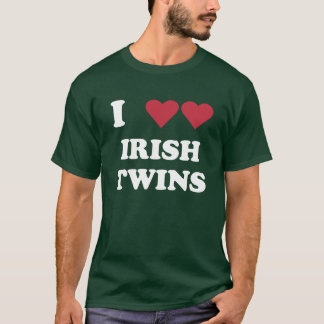 CAMISETA GEMELOS IRLANDESES DEL "CORAZÓN I"