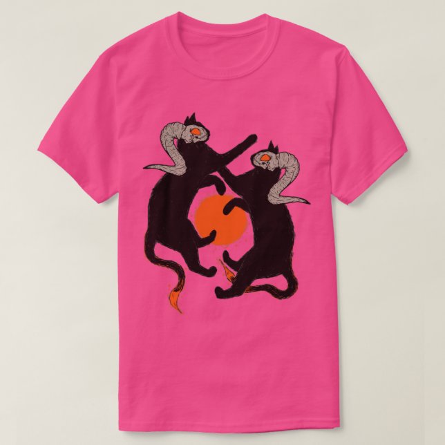 Camiseta Gemelos Kitty Demon (Diseño del anverso)