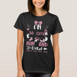 Camiseta Gemelos, soy una mamá tan linda y papá dobló su ni