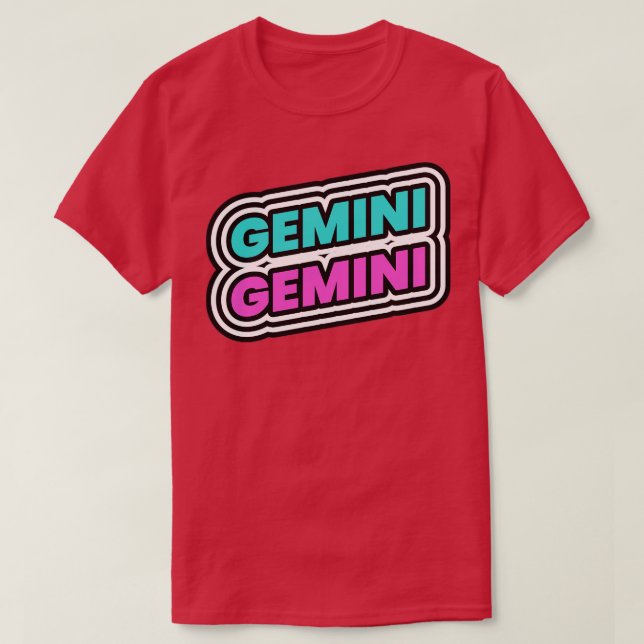 Camiseta Gemini 1 (Diseño del anverso)