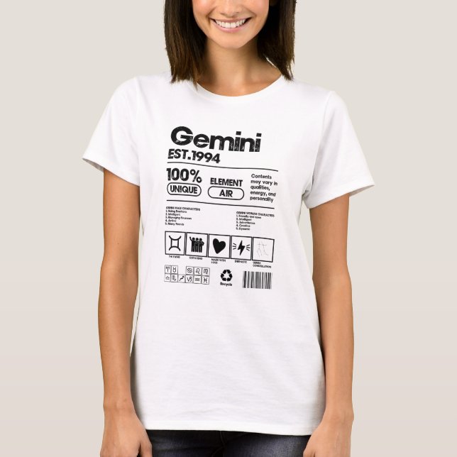 Camiseta Gemini 1994 (Anverso)