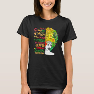 Camiseta Gemini Birthday Queen Stronger Feliz cumpleaños Zo