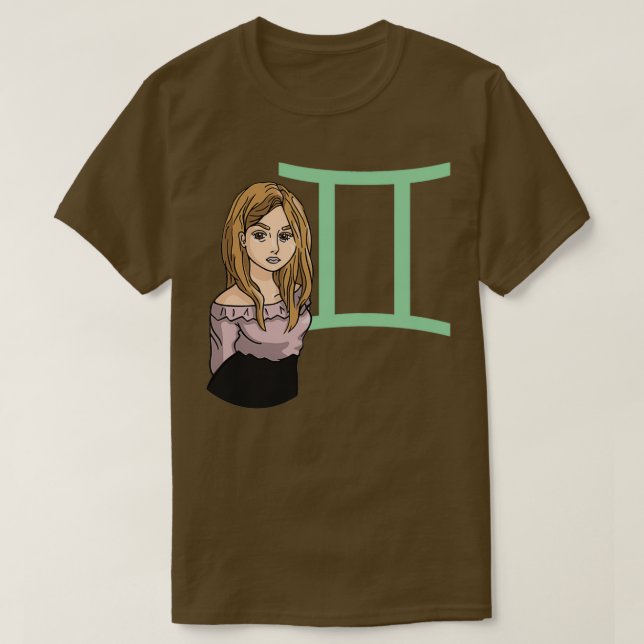 Camiseta Gemini Chica Green (Diseño del anverso)