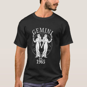 Camiseta Gemini Gemini gemelos nació en 1965