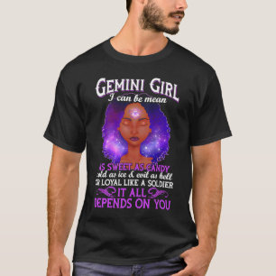 Camiseta Gemini Girl Are Born in May 21 June 21 Birthday