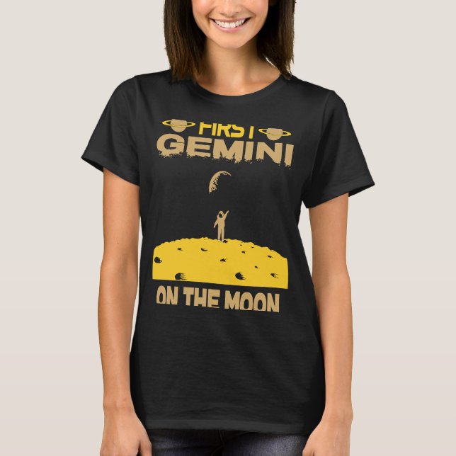 Camiseta Gemini On The Moon (Anverso)