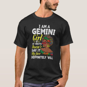Camiseta Gemini Queen May O June Birday Zodiac Rótulo Gemi