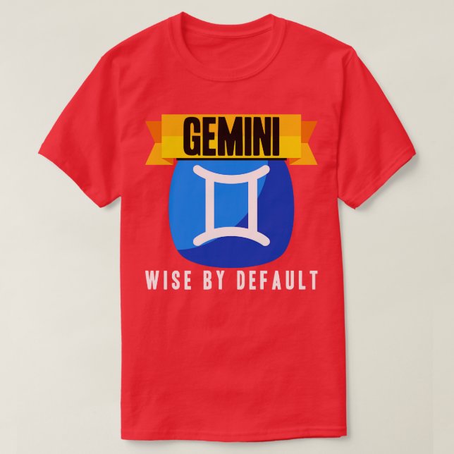 Camiseta Gemini Wise Por Defecto (Diseño del anverso)
