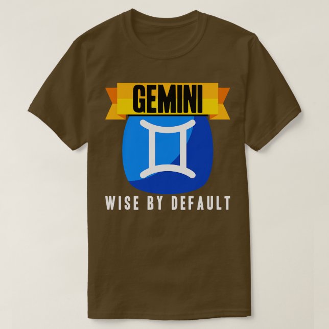 Camiseta Gemini Wise Por Defecto (Diseño del anverso)