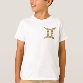 Camiseta Gemini Zodiac - Oro tribal