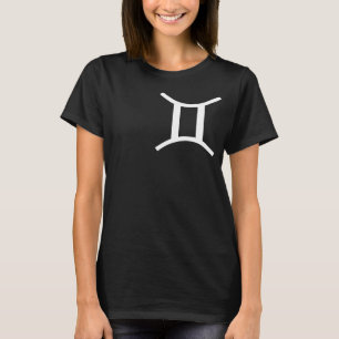 Camiseta Gemini Zodiac Rótulo - Diseño Astrológico
