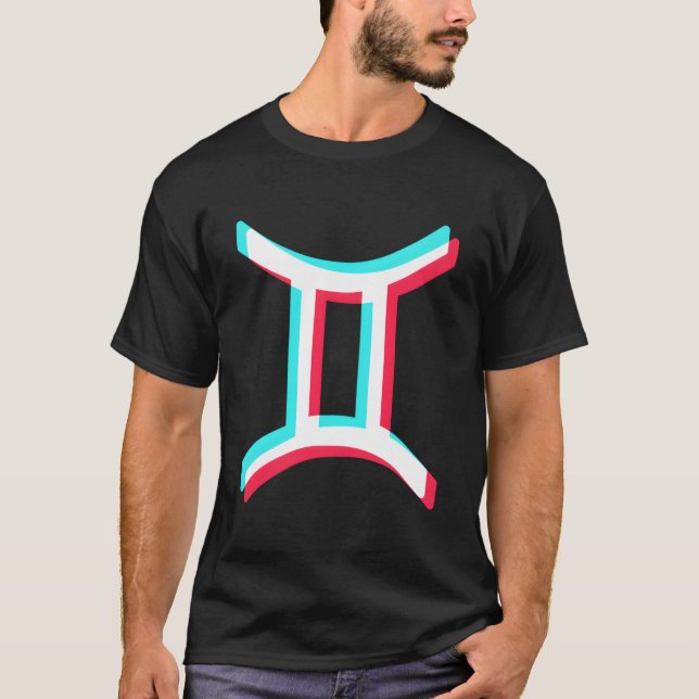 Camiseta Géminis Para Y Zodiaco Géminis (Anverso)