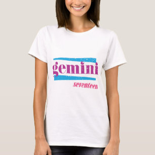 Camiseta Géminis púrpuras