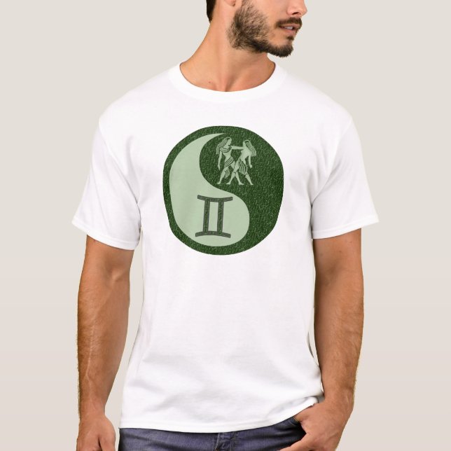 Camiseta Géminis Yin Yang (Anverso)