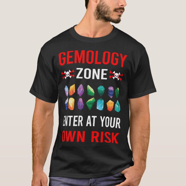 Camiseta Gemología de la zona de riesgo (Anverso)