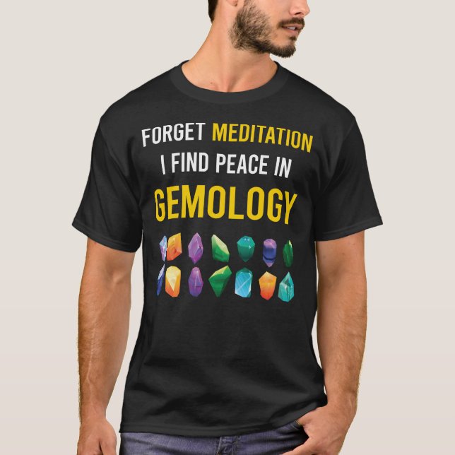 Camiseta Gemólogo de la Gemología de la Medición (Anverso)