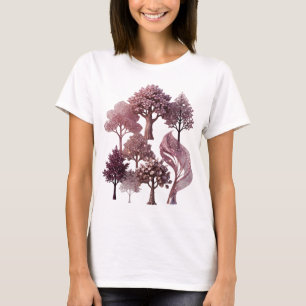 Camiseta GEMSTONE TREES Plateada Brillante