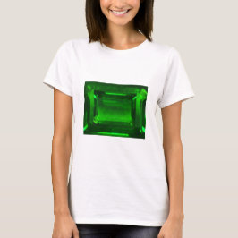 Camiseta Gemstone verde esmeralda