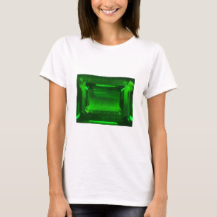 Camiseta Gemstone verde esmeralda