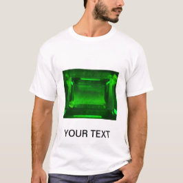 Camiseta Gemstone verde esmeralda