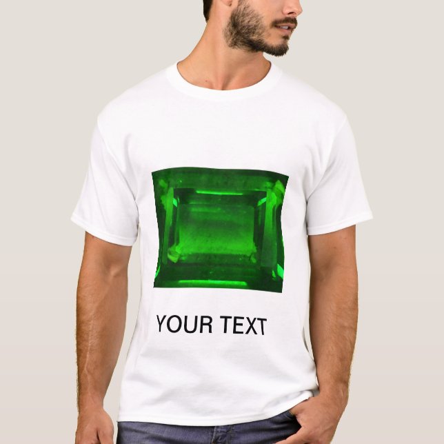 Camiseta Gemstone verde esmeralda (Anverso)
