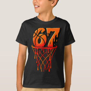 Camiseta Gen Alpha jerga Niños 67 Baloncesto Helado Goteo 