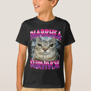Camiseta Gen Humor Diarrea Mirando Decir Z Tonto Supervivie