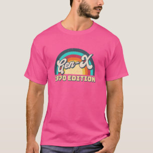 Camiseta Gen X 1970 Edición Retro Generation Xers Hombres M