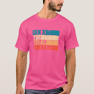 Camiseta gen X de la generación salvaje