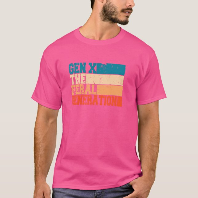 Camiseta gen X de la generación salvaje (Anverso)