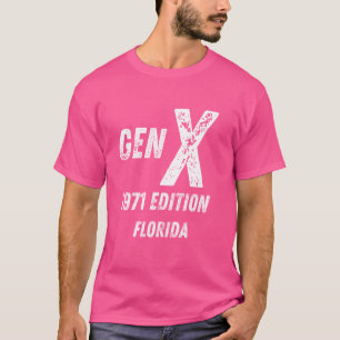 Camiseta Gen X Edición 1971 Generación Florida Cumpleaños C