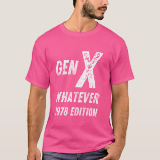 Camiseta Gen X Edición 1978 Generación X Cualquier Cumpleañ