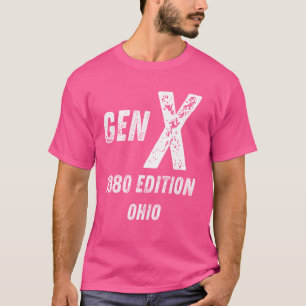 Camiseta Gen X Edición 1980 Generación Ohio Cumpleaños Cris